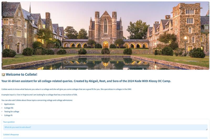 Image of Collete Chatbot